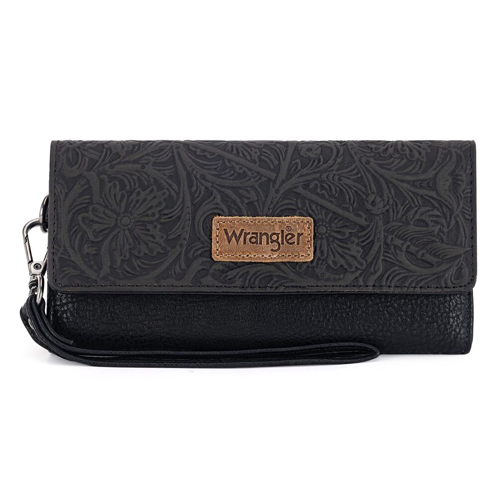 3452 X Wrangler Tooling Wallet Black Western Wallets Wristlet Wallets, Card